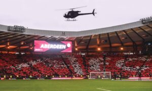 Would you charter a private helicopter to the game? Image: Darrell Benns/DC Thomson