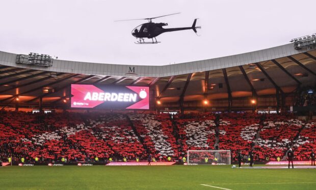 Would you charter a private helicopter to the game? Image: Darrell Benns/DC Thomson
