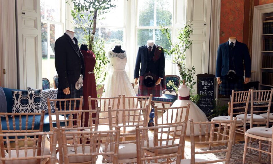 Wardhill Castle wedding open day. 