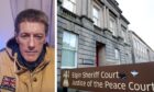 Garry Wilson appeared at Elgin Sheriff Court on Thursday. Image: TikTok/DC Thomson
