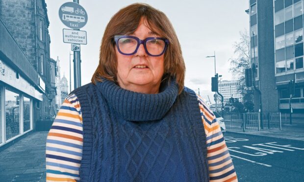 Aberdeenshire councillor Geva Blackett who has shared her experience with getting a bus gate fine in Aberdeen city centre.