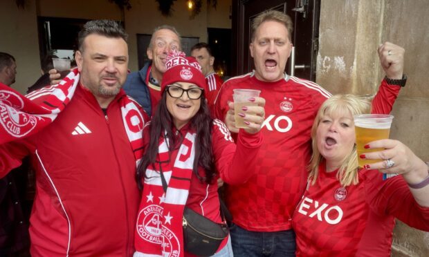 Aberdeen V Celtic Scottish Cup Final at Hampden Park. Image: Andy Cawley