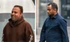 Abdul Kaium (left) and Abdur Rakib arrive at Aberdeen Sheriff Court. Image: DC Thomson