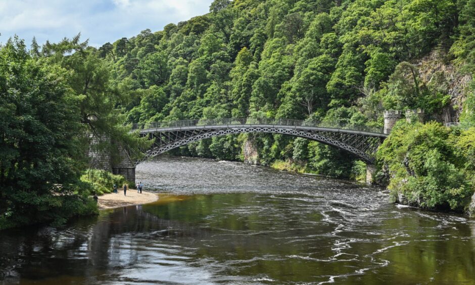 River Spey at Craigellachie. 