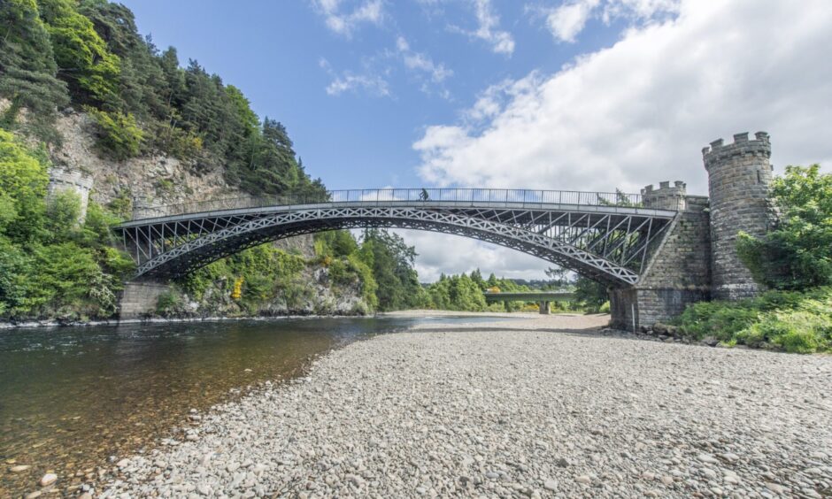 River Spey at Craigellachie. 
