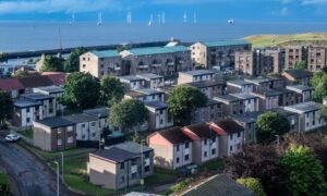 Torry Raac buildings around Pentland Road, Balnagask Road and Girdleness Road. Image: Kenny Elrick/DC Thomson