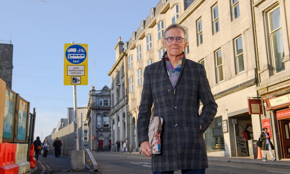 Norman Esslemont led the charge against the Aberdeen city centre bus gates at the Court of Session. Image: Kenny Elrick/DC Thomson
