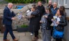 Torry Raac campaigners meet with SNP Housing Minister Paul McLennan in Torry. Image: Kenny Elrick/DC Thomson.