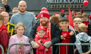 Aberdeen Football Club Cup Winners Parade. Image: Kath Flannery/DC Thomson