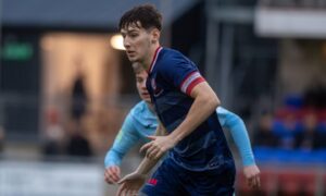 Callan Gray, pictured during his time with Turriff United, has signed for Fraserburgh.