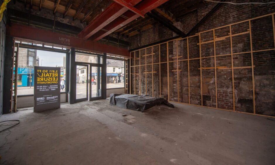 The Barren interior of 463 Union Street. Image: Kath Flannery/DC Thomson