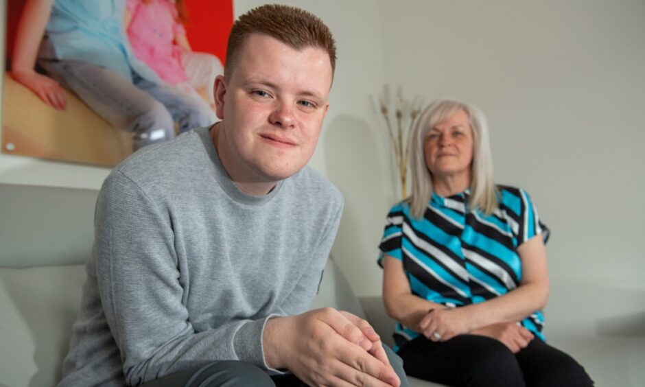 Lynne could be forced to give up her job as a hairdresser if she has to care for Jay full time. Image: Kami Thomson/DC Thomson
