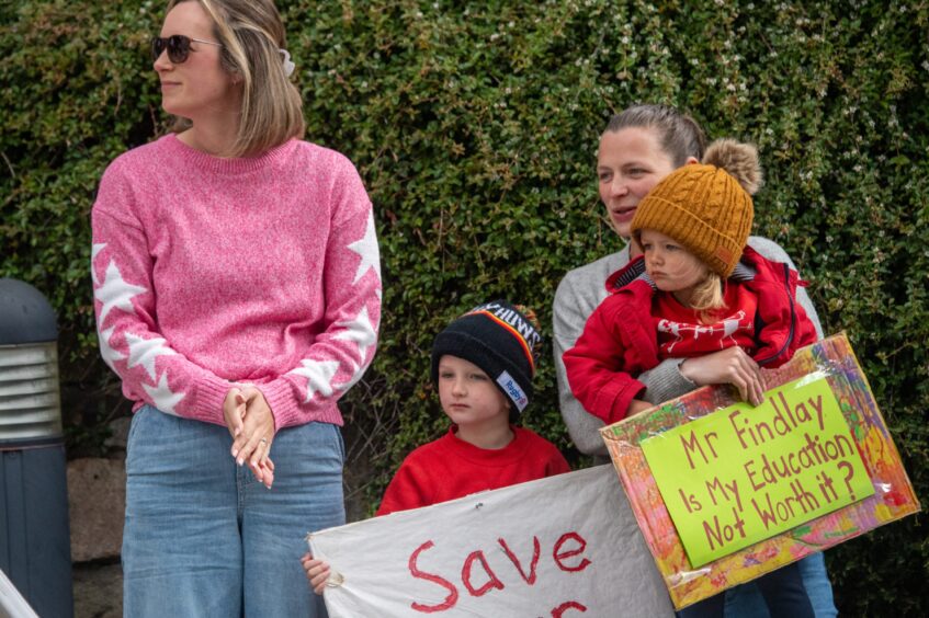 Protest on mothballing nurseries