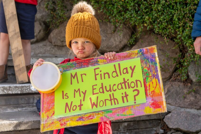 Protest on mothballing nurseries