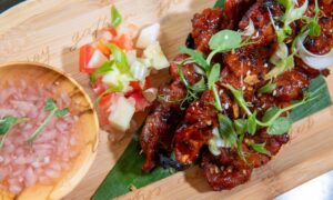 The DLB pork bbq at Kultura Aberdeen. Image: Kami Thomson/DC Thomson