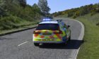 Police on scene at Dyce Drive in Aberdeen.