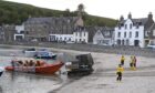 Stonehaven Harbour rescue.