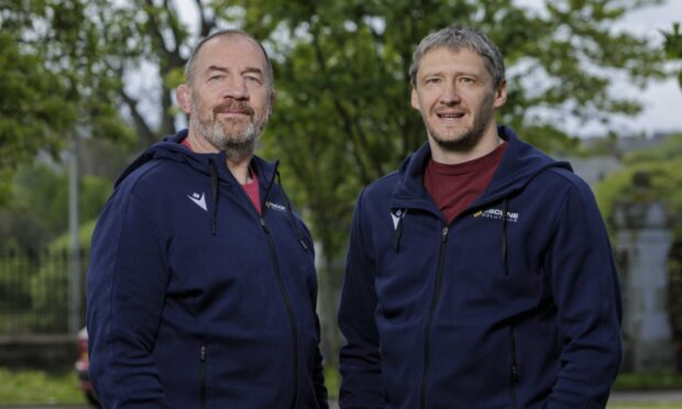 Kevin Wyness and Mike Charles set up Escone Solutions in Aberdeen. Image: Mhor Media