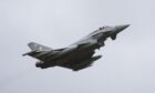 An RAF Typhoon pictured in 2024. Image: RAF