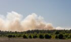 Smoke could be seen billowing over the horizon. Image: Jasperimage