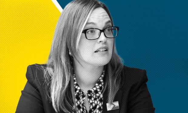 NHS Highland chair Sarah Compton-Bishop in conversation.