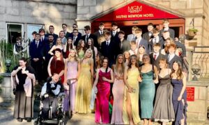 Nairn Academy school prom 2025. Image: Nairn Academy