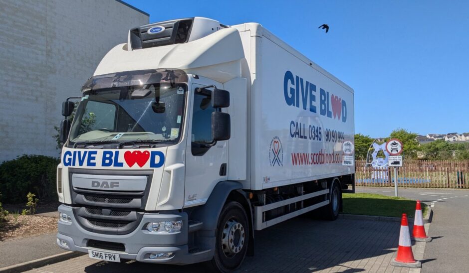 Orkney blood donations