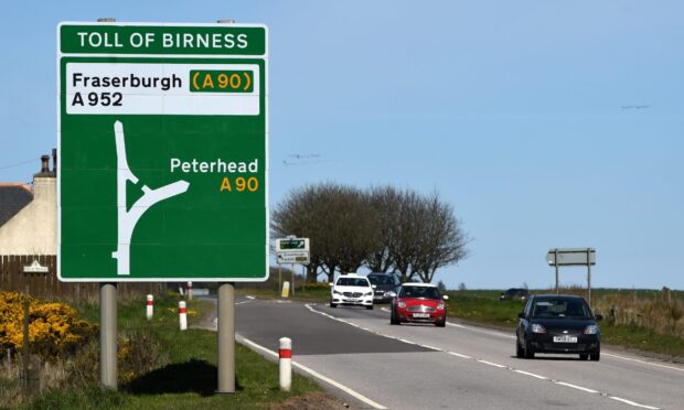 The Toll of Birness, on the A90 near Ellon. Image: Kenny Elrick/DC Thomson