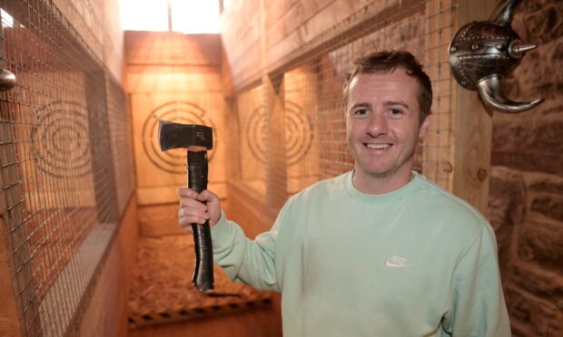 Taran Campbell of Playback Bar on Academy Street. Image: Sandy McCook/DC Thomson