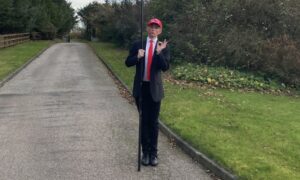 Lewis Gibbons from Peterhead is a Reform and Donald Trump supporter.