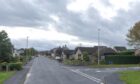 General view of Aquithie Rd in Kemnay.