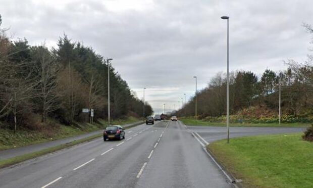 The A982 heading into Peterhead. Image: Google Maps.