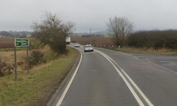 A90 south of Fraserburgh.