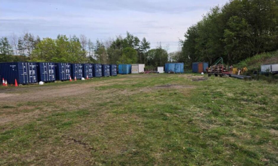 How the yard looks at the moment. Image: Arcus Design