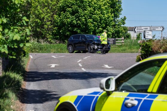 A833 crash beauly