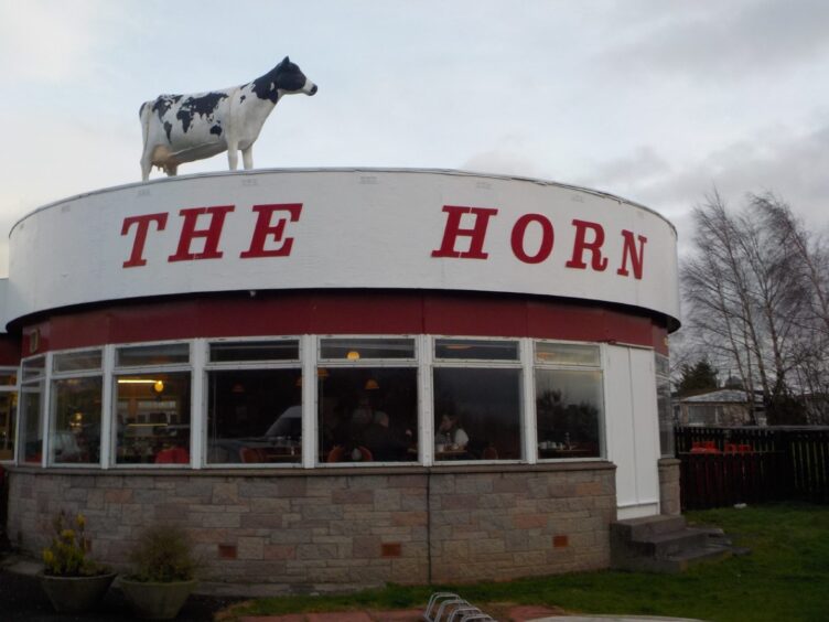 the exterior of the iconic Perthshire venue, which will fuel hungry Dons fans heading to the Scottish Cup final. 