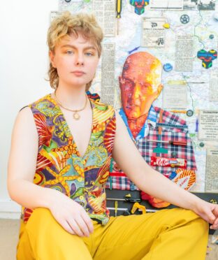 Daye Allan, one of the Fourth Year Fine Arts Students who will exhibit their work at the upcoming show.