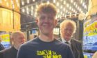 Ethan at the Glasgow premiere of his documentary, Make it to Munich. Image supplied.