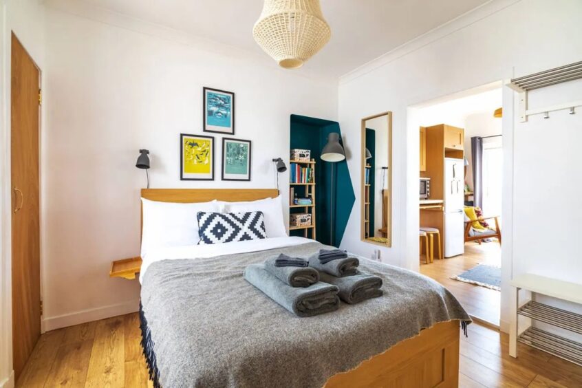 Bedroom in The Bothy