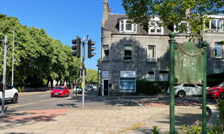 The image shows the building where the Victoria Park takeaway could open.