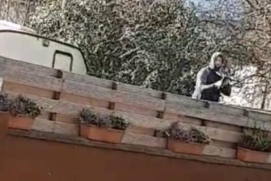 Inverness crossbow confrontation caught on camera