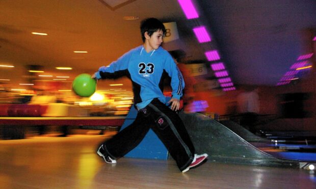 A youngster at Mega Bowl in 2004.