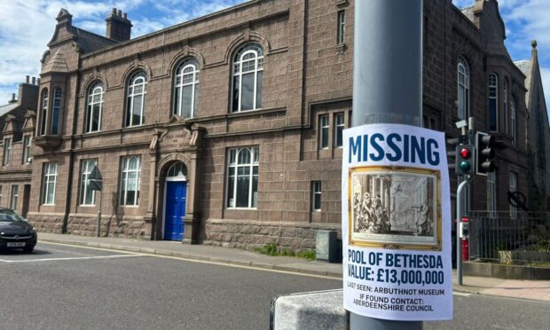 The missing painting mystery sent shockwaves through Aberdeenshire Council. Image: Isaac Buchan/DC Thomson