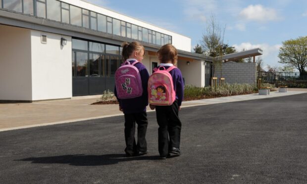 Youngsters at Heathryburn School in Northfield.