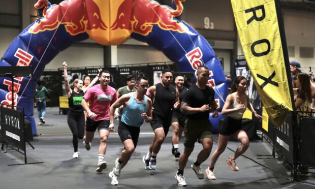 An official Hyrox race. Image: Shutterstock.