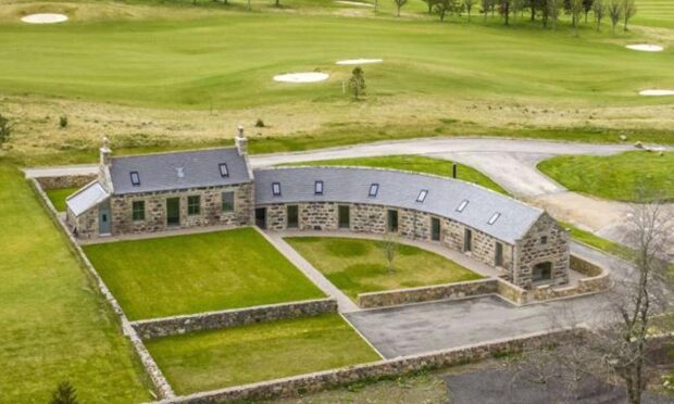 The home is located within the private grounds of Meldrum House estate. Image: Savills.