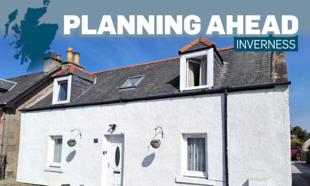 Owners of this Inverness property intend to transform the garage into a short-term let. Image: Alberto Lejarraga/Emma Goodman/DC Thomson