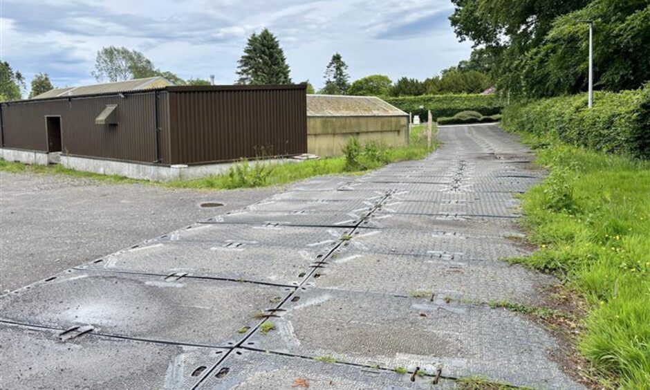 James Hutton Institute temporary car park 