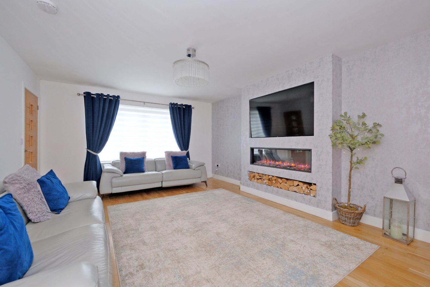 The lounge has double doors to add space. Image: Supplied