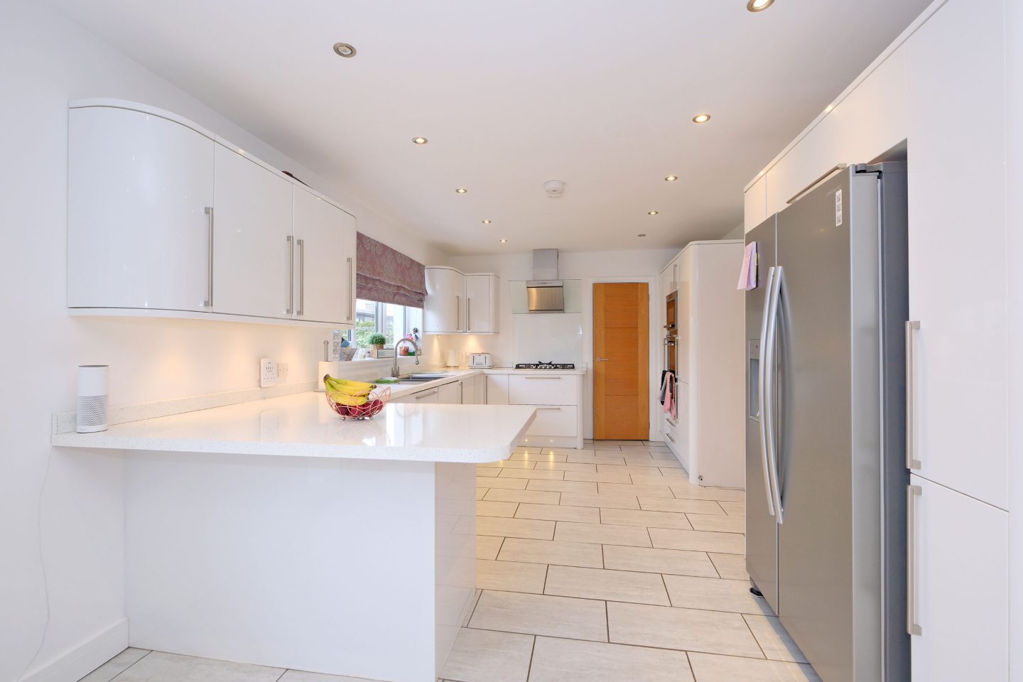 Shirley and Garry turned the kitchen into a modern workspace. Image: Supplied